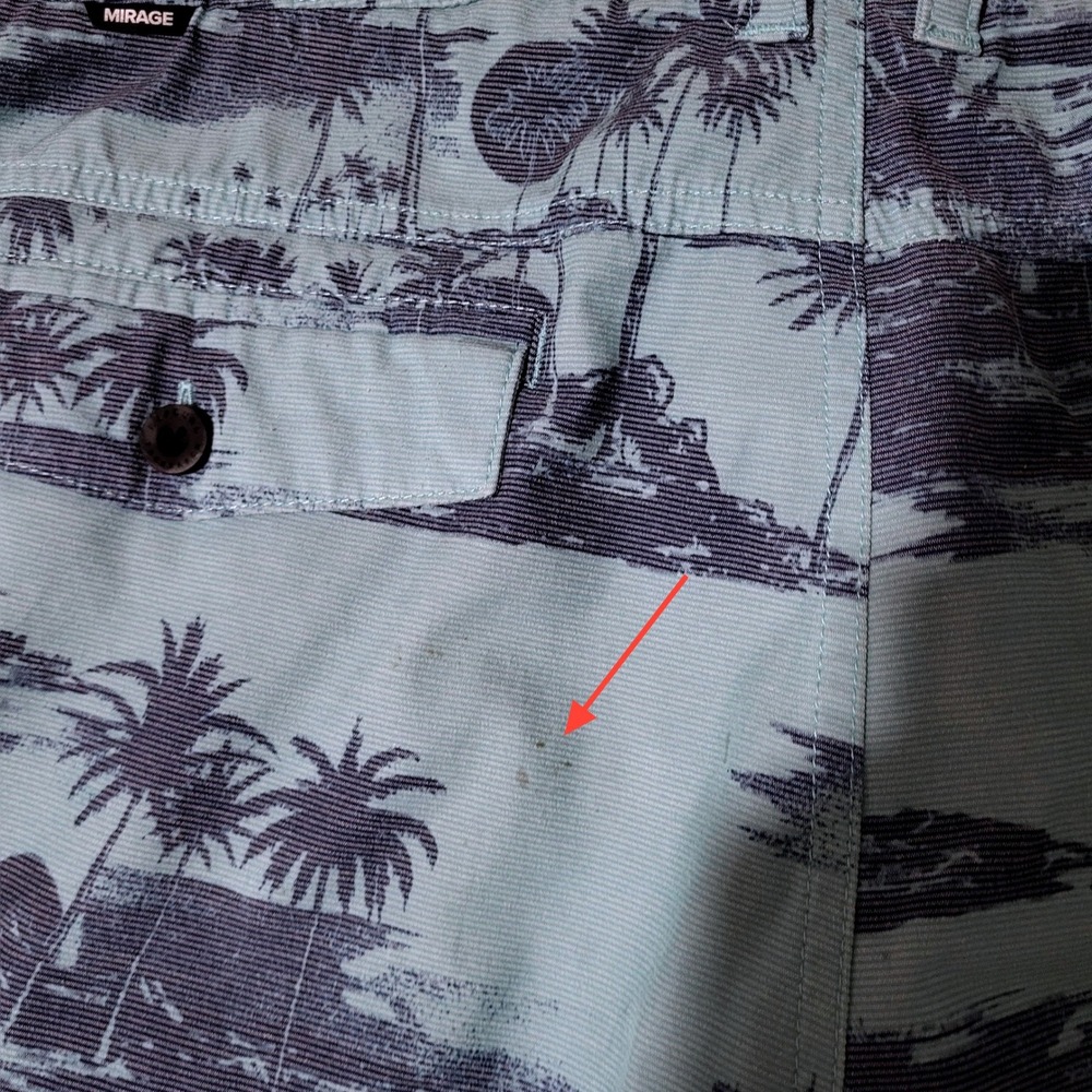 Rip Curl Mirage Boardwalks Board Shorts Mens 34 Hybrid Blue Tropical Beach - Picture 9 of 9